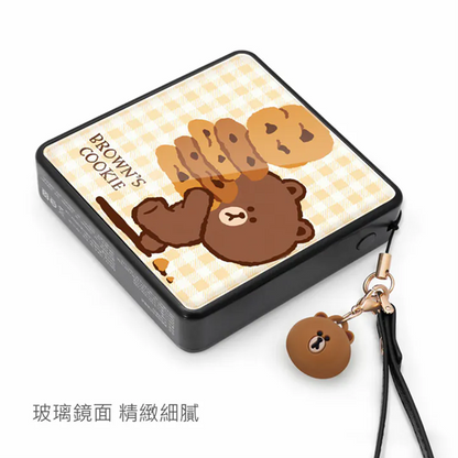 Garmma - LINE FRIENDS 數顯PD快充行動電源 餅乾系列 - 熊大