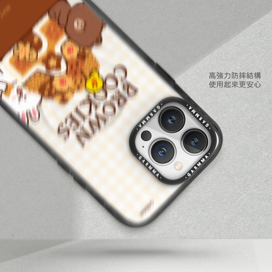 Garmma -  LINE FRIENDS iPhone 15系列 磁吸款保護殼 餅乾系列-好朋友